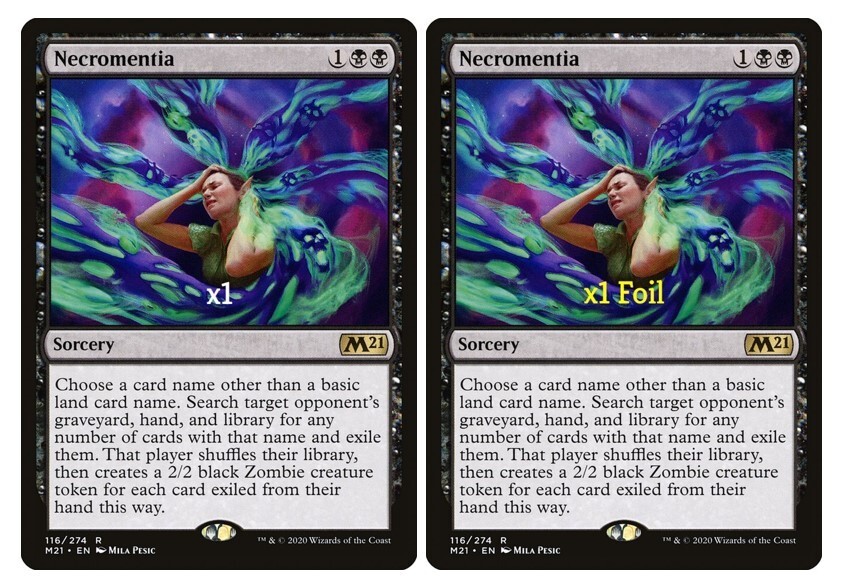 MTG Core 2021 M21 Necromentia MINT (SELECT) | eBay