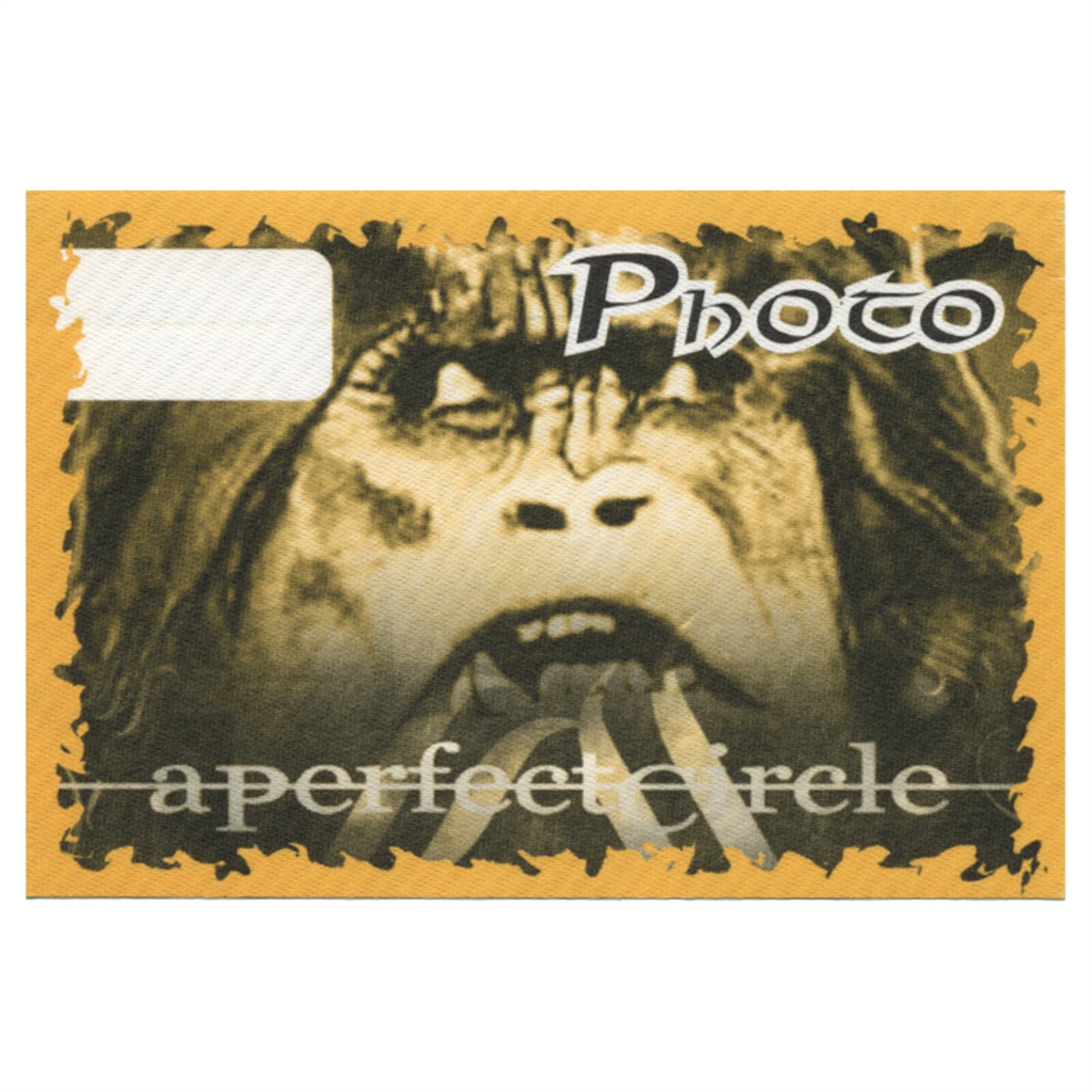 A Perfect Circle 2001 Mer de Noms Concert Tour Backstage Pass
