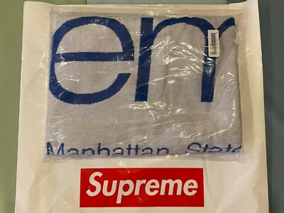 Supreme Five Boroughs Towel Black/Pink/White SS21 Box Logo Bogo | eBay