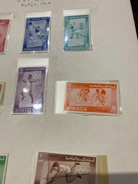 1964 JORDAN ##446-453,PLUS SS TOKIO OLYMPIC GAMES SET MNH - Image 3 of 4