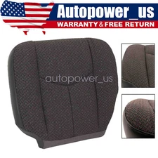 For 2003-2007 GMC Sierra 1500 2500 HD Driver Side Bottom Cloth Seat Cover Gray