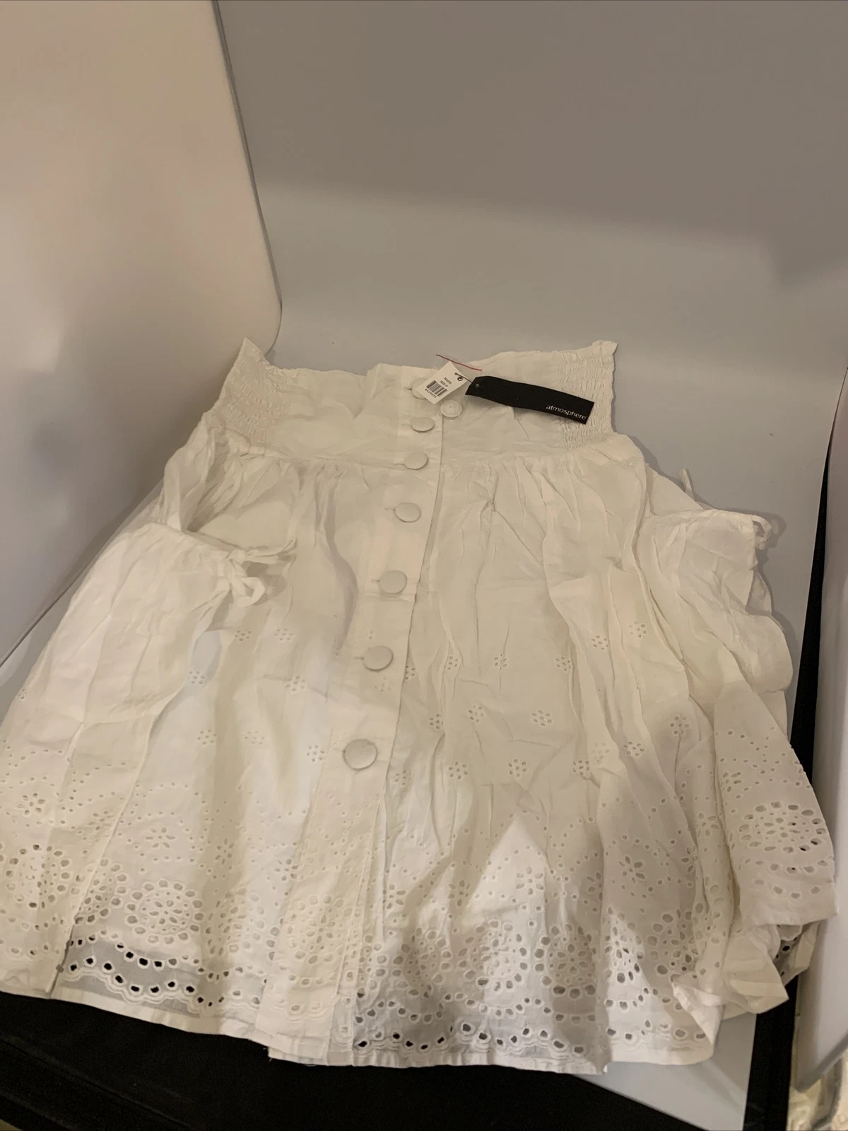 Women’s Summer White Linen Skirt Size 16 & a Size 14 Bnwt
