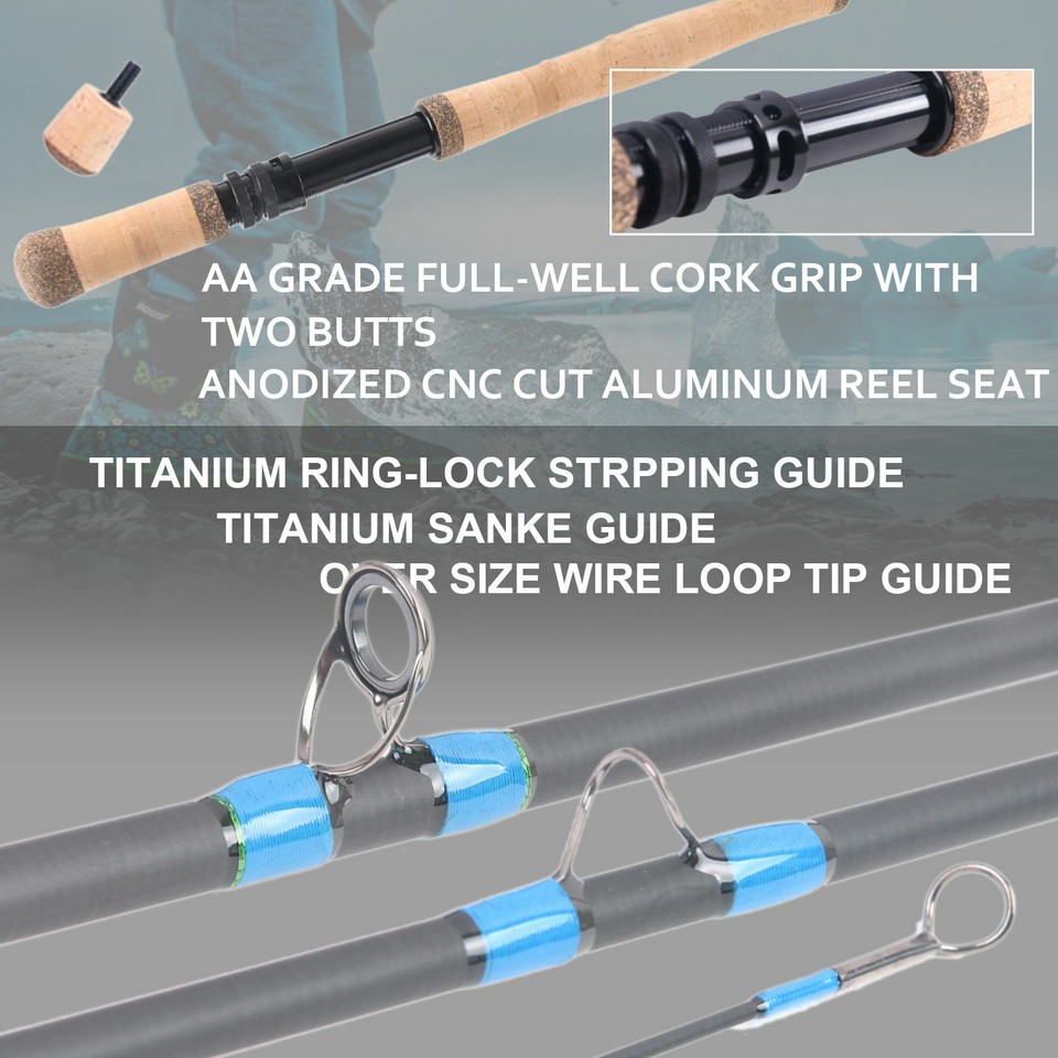 Maxcatch Switch Fly Rod Combo, 5/6/7/8wt Fishing Rod, Reel, Line, Box ...