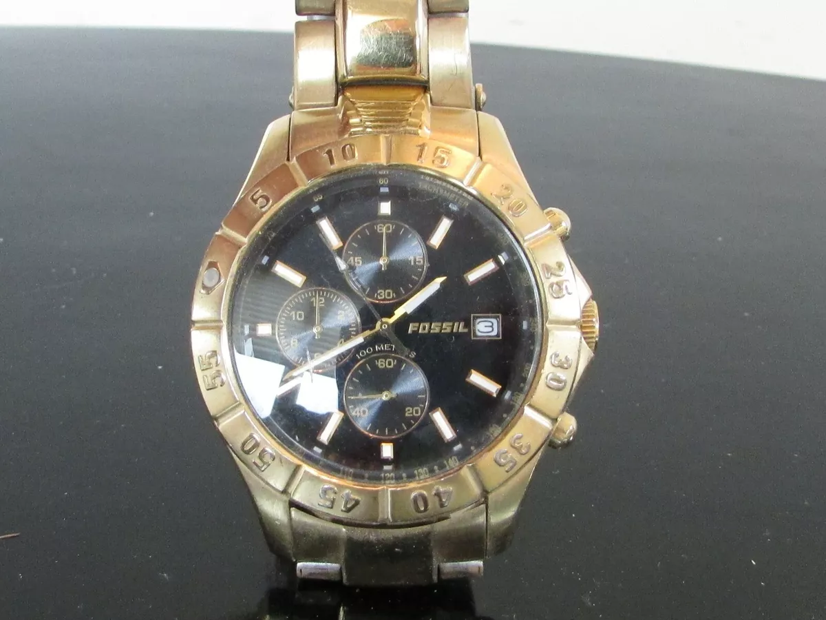 Fossil blue wrist watch sale