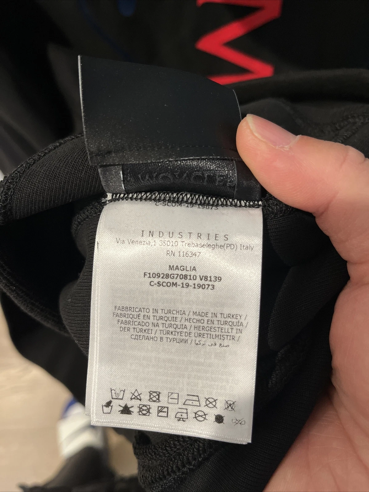 Felpa con cappuccio Awake x Moncler Maglia taglia L bianca da uomo