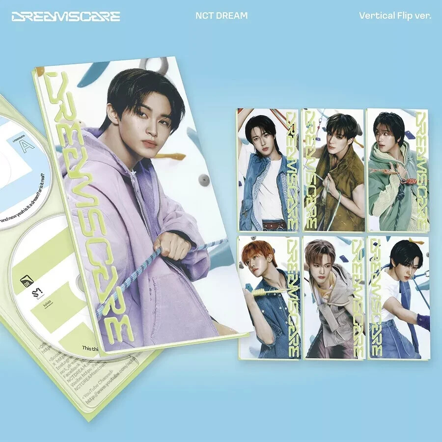 NCT DREAM DREAMSCAPE Album VERTICAL FLIP 7 Ver SET/14 Mini CD+