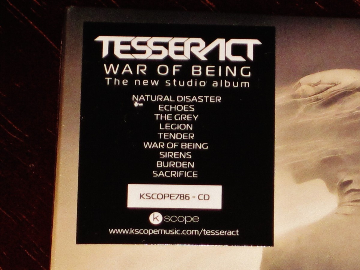 2LP Tesseract War of Being KSCOPE1199 Kscope 未開封 /00660 War Of Being 2LP Vinyl - TESSERACT