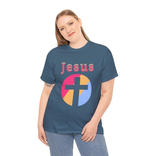 Faith-Inspired Unisex Heavy Cotton Tee, Christian T-Shirt, Jesus Tee, Religious - 第 38/59 張圖片