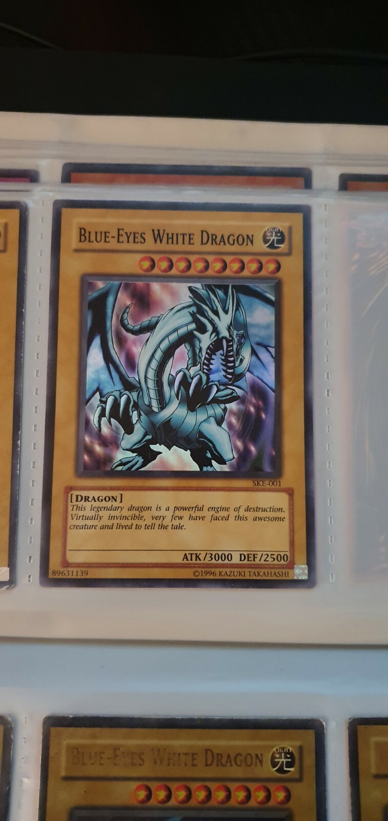 7x Blue Eyes White Dragon (includes 1st Edition) SDKE001 / SKE001 Yu