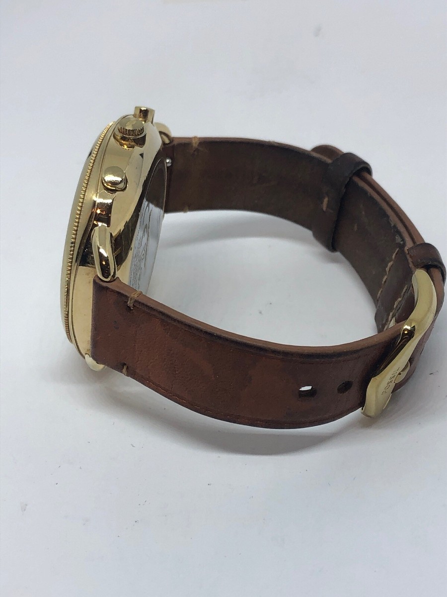 Fossil Q FTW1201 Women Brown Leather Analog Silver Dial Fossil Q FTW1201 Women Brown Leather Analog Silver Dial