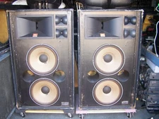 JBL 4873 CONCERT SERIES 3-WAY, 2-15", 1-2", 2-HIGH FREQ. GREAT SOUNDING SPEAKERS