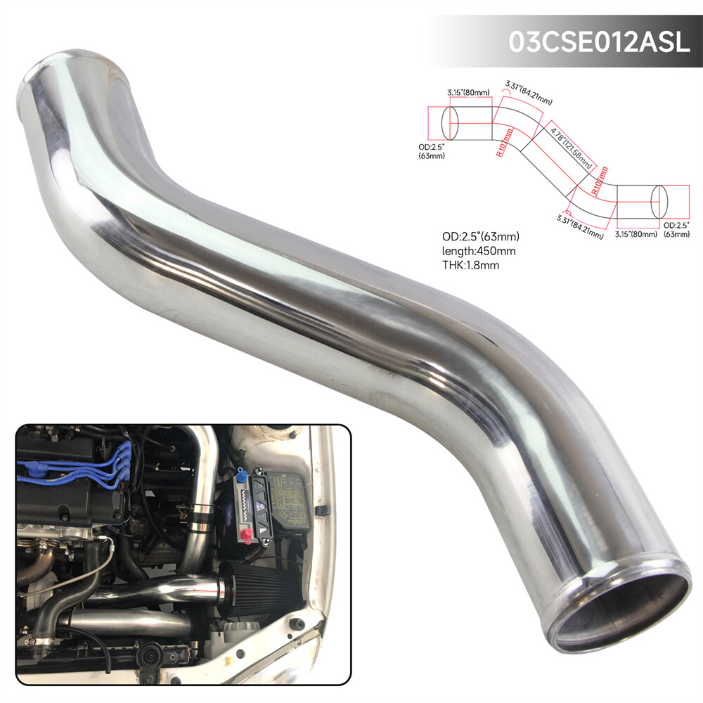 40 Degree Z / S Shape Aluminum Intercooler Air Pipe Piping Tube