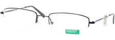 UNITED COLORS OF BENETTON BE05202 BLACK EYEGLASSES GLASSES FRAME 52-19-140mm