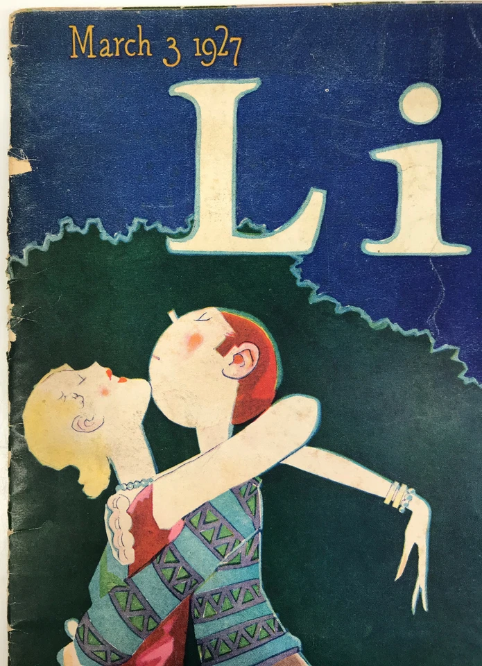 Life Magazine March 3 1927 John Held Jr. Cover Flappers College Football Radio - Image 4 of 4