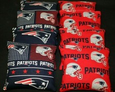 NEW ENGLAND PATRIOTS Suede Stick and Slide 8 ACA CORNHOLE Stop n Go Bags