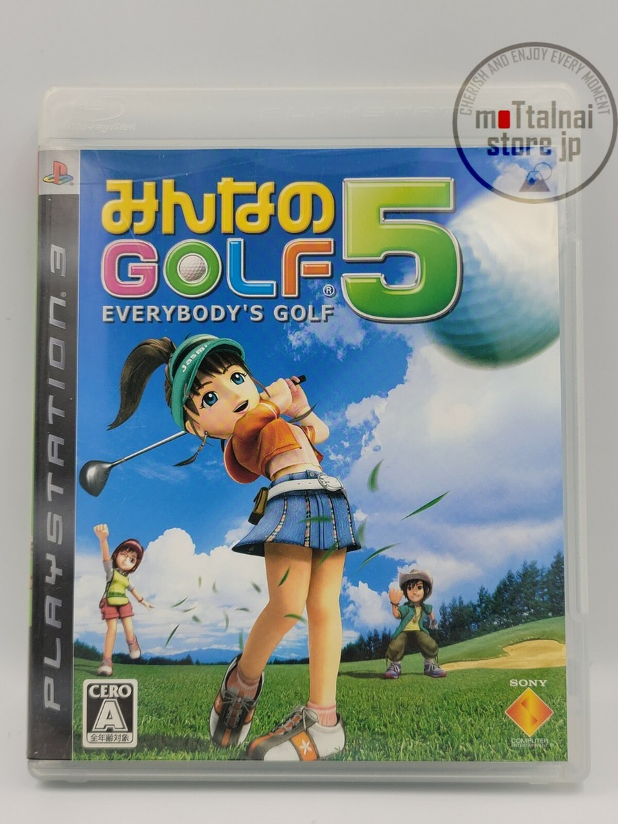 PS3 Everybody's Golf 5 Sony Golf Game All Ages Toy JAPAN