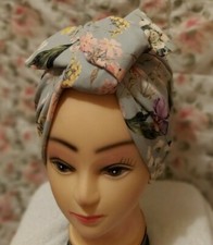 Auto Gele, Prettied Turban, Chemo Hat, Alopecia Cap, African Turban for Women, Boho