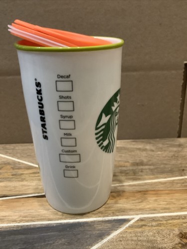 2019 Disney Parks Animal Kingdom Starbucks Ceramic Travel Tumbler - New - 第 4/6 張圖片