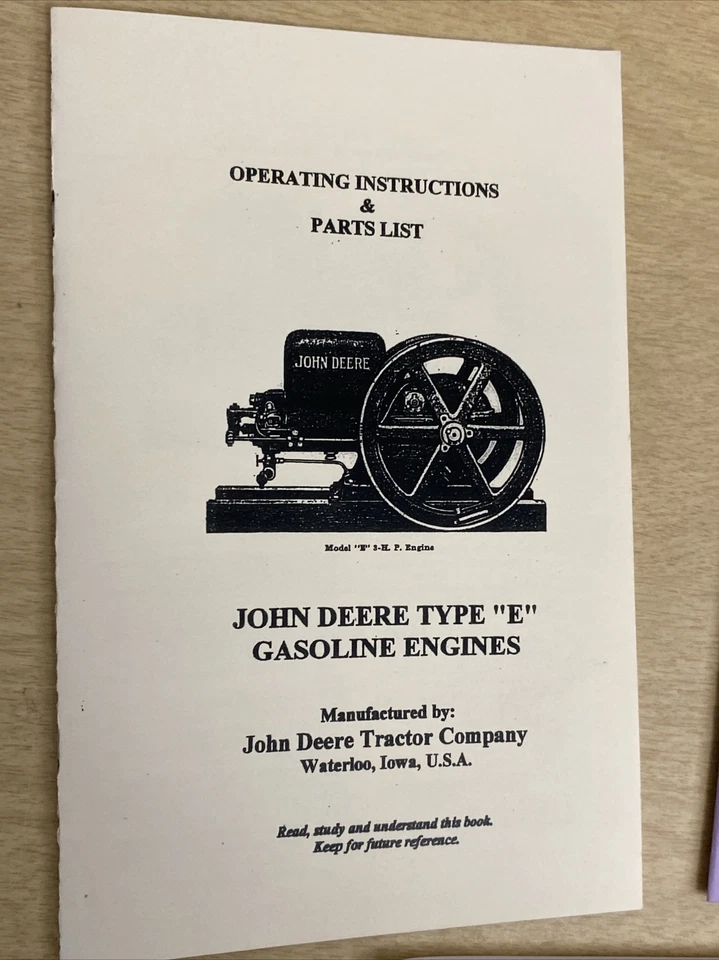 5 Manuales de instrucciones del motor de gas HERCULES-FAIRBANKS-MORSE 2548b 2738-JOHN DEERE Foto 4 de 4