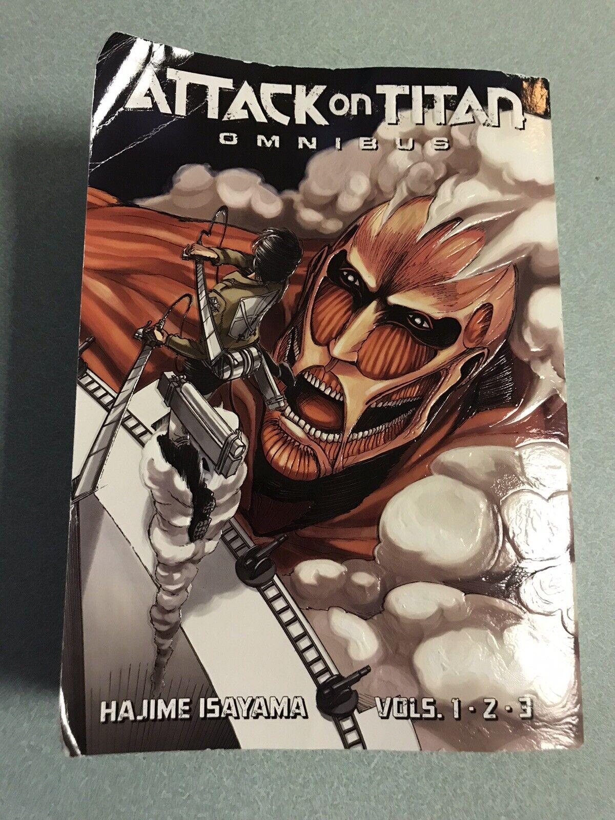 Attack on Titan Omnibus 1 (Vol. 1-3) by Hajime Isayama (English) Paperback Book