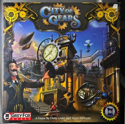 City of Gears Board Game by Greyfox Games - New - Sealed