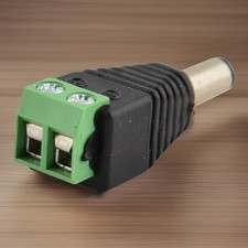 4-Pack DC Power Adapter Plug 5.5 x 2.1 mm Male for LED Strip Light
