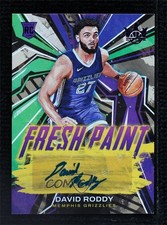 2022-23 Panini Court Kings Fresh Paint Violet 20/49 David Roddy #FP-DRM Auto 0c2