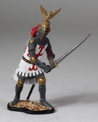 Historical Miniature Heraldic Knight #8 Painted Russian EK Castings M76