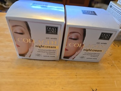 Dead Sea Collection Night Cream Kit Collagen Anti Aging