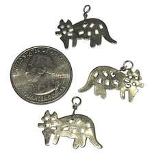 500 piece Silver Tone Cat Charms Kitten Bulk Dangle Charm Lot 14oz Wholesale