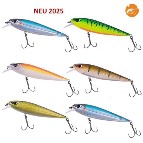 Zeck Dundee SP Wobbler Köder geräuschlos 13,5cm 40g 1m 2,5m 3,5m 5m Uli Beyer