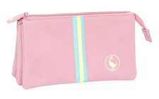 Safta EL GANSO BASICS   Triple Pencil Case, Children's Pencil Case, Ideal for Sc