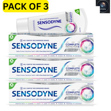 3 Pack Sensodyne Complete Protection Plus Advanced Whitening Toothpaste - 75ml 57.73 per litre