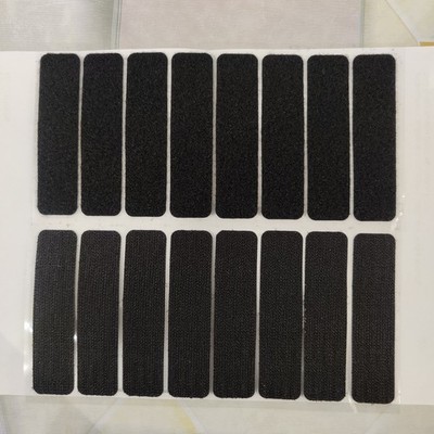 8 SCHWERLAST SELBSTKLEBENDES Klebeband HAKEN & SCHLAUFE Klebestreifen Pad - 25X100 mm