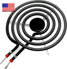 【Upgraded】660532 MP15YA Electric Range Burner Element 6 Inch 1500W 4 Turns Surfa