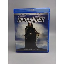 Highlander Director's Cut Blu Ray Movie Film Disc Christopher Lambert
