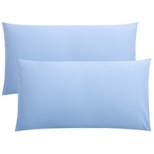 King Size Pillow Covers 2 Pack, Ultra Soft Microfiber, Envelope Design, Blue