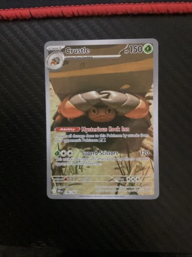 Crustle 186/182 Sv10: Destined Rivals Holo NM Pokemon