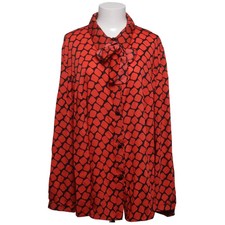 Elena Grunert, Hemd, Größe: 56, Rot/Schwarz/Mehrfarbig, Polyester, Damen #8F1