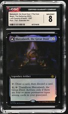 MATZALANTLI, THE GREAT DOOR (Extended Art) LCI Foil Rare CGC 8 MTG