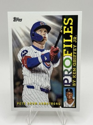 2026 TOPPS PETE CROW-ARMSTRONG #TP-13 TOPPS PROFILES INSERT PCA CUBS STAR