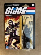 Hasbro Gi Joe Retro Collection Snake Eyes 3.75    Figure