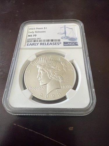 2023 Peace Silver Dollar NGC - MS70 - First Releases FR - Collectors