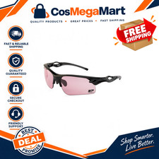 Interchangeable Shooting Glasses, Impact Resistant, Anti-Fog Lenses, Black, 1 Si