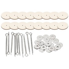 45mm Doll Joints, 8 Set Cotter Pin Joints Connector and Fiberboard Tray