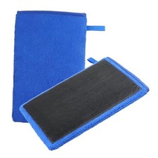 Clay Mitt - Auto Detailing Microfiber Clay Bar, Medium Grade, Blue