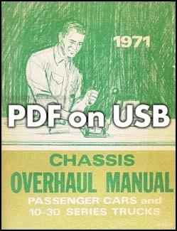 1971 Chevy 10-30 Truck USB Service Manual and Overhaul Manual Repair Shop - Image 3 of 4
