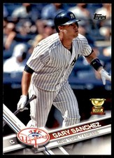 2017 Topps - Gary Sanchez #7 New York Yankees RC Rookie Cup Baseball Card. rookie card picture