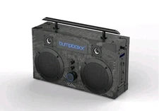 REFURBISHED BUMPBOXX ULTRA Black Graffiti Bluetooth Rechargeable 12 Hour Battery