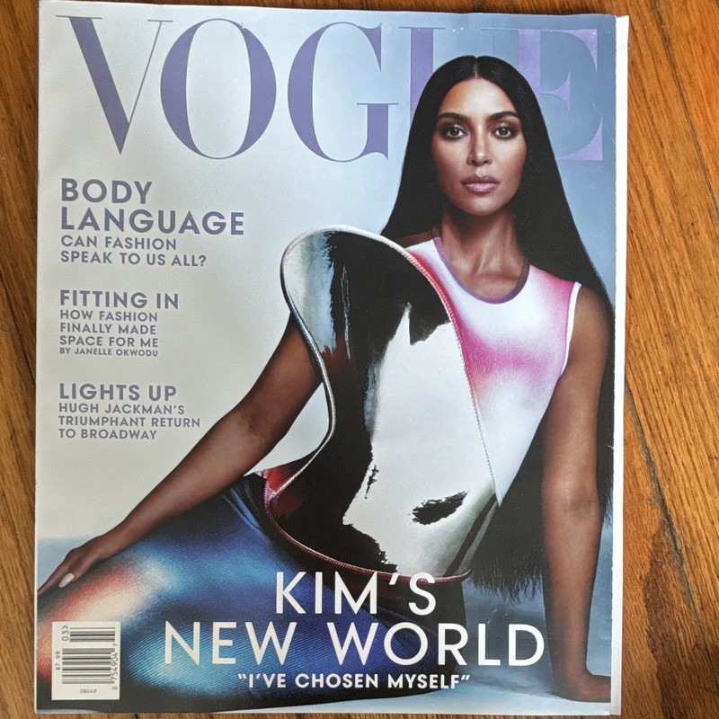 Vogue Magazine Oct 2022 - Kim’s New World, Kim Kardashian, English Illustrated